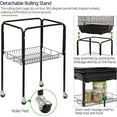 thumbnail image 4 of LILEYI 64-inch Play Open Top Medium Small Bird Cage with Detachable Rolling Stand for Parrot Lovebirds Finches Canaries Parakeets Cockatiels Budgie Parrotlet Conures, 4 of 9