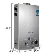 SHZOND 18L Natural Gas Hot Water Heater 5GPM On-Demand Tankless Instant Boiler w/Shower