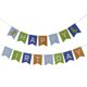 thumbnail image 1 of Dinosaur Themed Happy Birthday Banner Fishtail Streamer Decorations For Party Assorted Color Hanging Decoration 1 Set, 1 of 3
