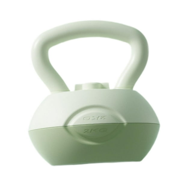 Pesa rusa rellena de agua, pesa rusa para ejercicios, antideslizante, ergonómica, para levantamiento de caderas, entrenamiento de fuerza y glúteos. Verde