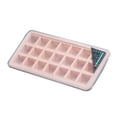 thumbnail image 2 of Molde de silicona de 21 cavidades para hacer cubitos de hielo, bandeja para molde de crema para pasteles con tapa, utensilios para hornear, cuadrado, rosa Methold HA004768-01, 2 of 7