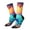 2 Black-2, variant on Hawaiian Island Dolphin Print Adult Socks for Men & Women,Calf Socks, Ankle Socks,Boots Socks,Breathable Casual Sock,Unisex Crew Socks