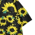 thumbnail image 3 of Mens Summer Beach Printed Shirts Short Sleeve Button Down Casual Loose Fitted Lighweight Vacation Lapel Collar Tops (M, Multicolor), 3 of 4