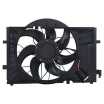 TOPAZ Radiator Cooling Fan Assembly Fits Mercedes-Benz C230 2002-2007 C240 2001-2005 A2035001693