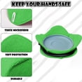 thumbnail image 4 of Microwave Bowl Heat Insulation Sleeve - Towel Cloth Anti-Scald Mat & Rack, Non-Slip Bowl Holder for Hot Food Heating, Kitchen Tool to Protect Hands from Burns, Easy to Clean, 7.6*3.6in, Green, 4 of 6