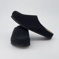 thumbnail image 4 of Cushionaire Heath Men's Genuine Suede Leather Clogs with Memory Foam Comfort, Easy Slip On Slide Slippers for Men, 4 of 27