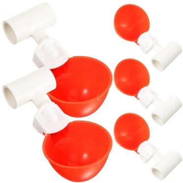 5 Sets Water Glasses Pigeon Waterer Duck Watering Cup Multi-function Cups Automatic Chicken Feeder