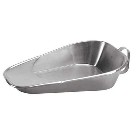 Case of 6 Stainless Steel BedpansSteel Fracture Bedpan for Bedbound Patient, Elderly Women and MenBed Pan Seat Urinal with Contoured ShapeLatex Free.