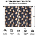 thumbnail image 2 of Blackout Kids Curtains,Goldendoodle Dog Childrens Insulated Curtains Set Of 2,Bedroom Essentials,Toddler Room Decor 42x63in(106x160cm), 2 of 4