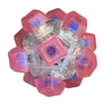 thumbnail image 1 of Yinanstore Keyboard Fidget Toy Ball Sensory Toy Party Gift Button Fidget Finger Keyboard Keyboard for Women Men Working Adults , Clear Pink, 1 of 8