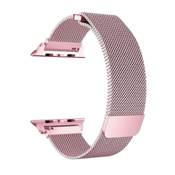 SPYCASE For Apple Watch Band 42/44/45mm, Milanese Loop Replacement iWatch Band for Series SE 8 7 6 5 4 3 2 1 - Pink