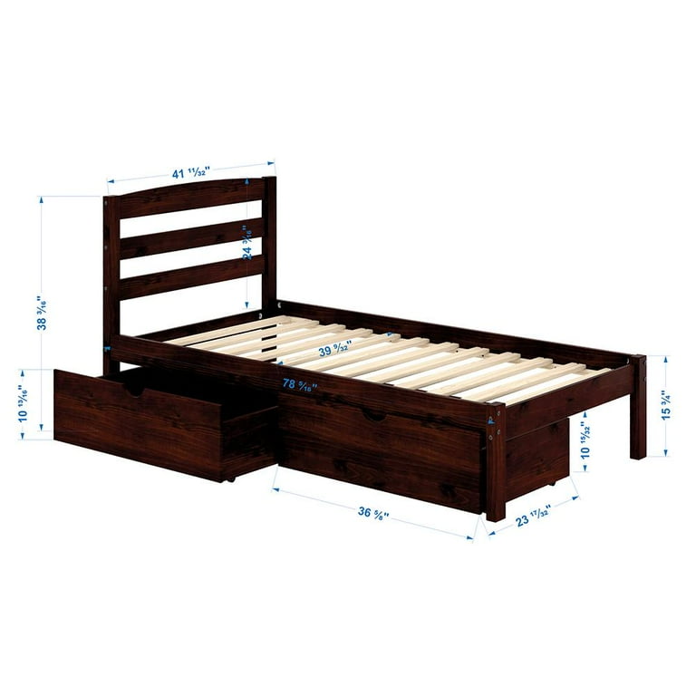 Carolwood twin storage bed deals