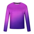 thumbnail image 4 of T-Shirt for Men,Sleeves for Men,Casual Round Neck Long Sleeve Pullover Printed T-Shirt Blouse,Mens Long Sleeve, 4 of 8