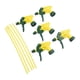 thumbnail image 3 of KDJ 5pcs Heavy Duty Chemical Resistant Trigger Sprayer Nozzle Heads for Spray Bottles, Durable Plastic Garden Sprayer Heads with Efficient Spray Pattern, Random Color, 5-Pack, 3 of 10