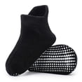 thumbnail image 3 of Calcetines hasta el tobillo con agarres, calcetines de algodón gruesos y cálidos unisex para bebés y niños pequeños, paquete de 6, 3 of 5