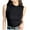 Black, variant on Women's Sleeveless Mock Turtle Neck Tops Slim Fitted Ribbed Tank Top Basic Summer Casual Lightweight Layer Tee Shirts(White,XXL)