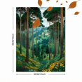 thumbnail image 3 of Gustav Klimt Pine Forest II Canvas Wall Art, Classic Artist Fine Art Print, Modern Home Wall Decor Poster, 3 of 8