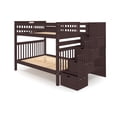 thumbnail image 5 of Bedz King Stairway Bunk Beds Full over Full with 4 Drawers in the Steps, Dark Cherry, 5 of 9