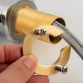 thumbnail image 3 of Almencla -Lock Nut Washer Set Spigot Parts Replacement Nuts Screws Durable chen Fixing Brass, 3 of 8