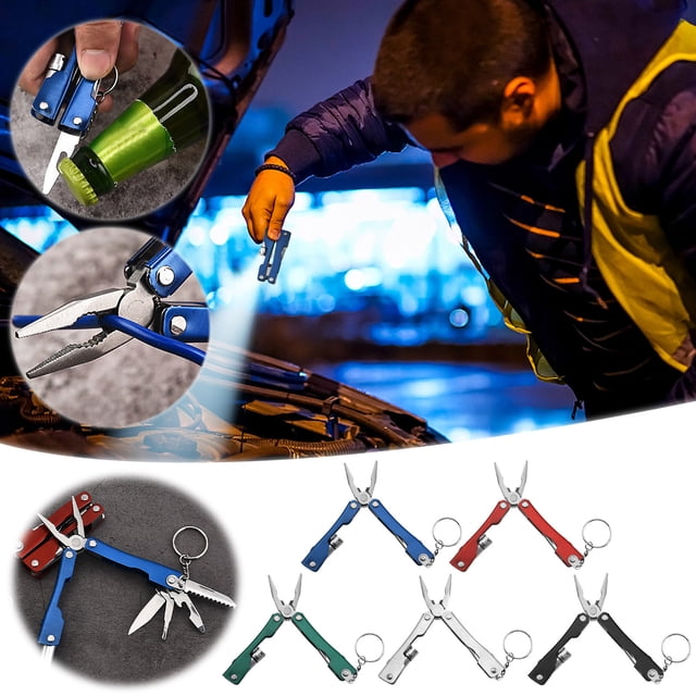 Vaidha Pinces Multifonctions Pinces pour Lampe DEL Pinces pour Lampe de Poche Pinces d'Extérieur Portatives Pinces pour Outils Mini Pinces pour Outils
