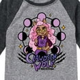 thumbnail image 3 of Monster High - Clawdeen Wolf - Toddler And Youth Raglan Graphic T-Shirt, 3 of 5