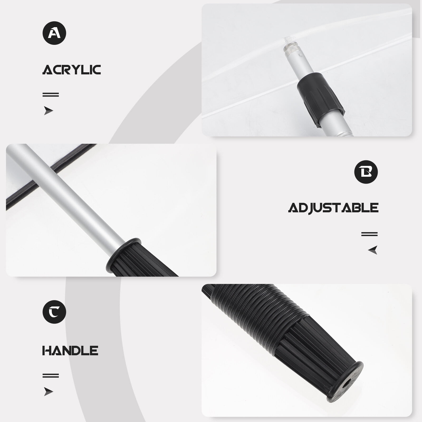 INOOMP Râteau à Jetons De Poker Télescopique, Accessoire