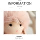 thumbnail image 3 of Angel Doll Pendant Christmas Doll Hanging Ornaments Christmas Tree Plush Ornaments Christmas Plush Ornaments for Christmas Party,Wedding Presents（pink）, 3 of 4