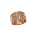 thumbnail image 3 of 14k solid pink rose gold 10mm custom made Hawaiian honu turtle personalized ring size 14, 3 of 5