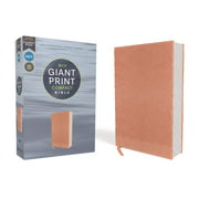 Nirv, Giant Print Compact Bible, Leathersoft, Peach, Comfort Print (Hardcover)