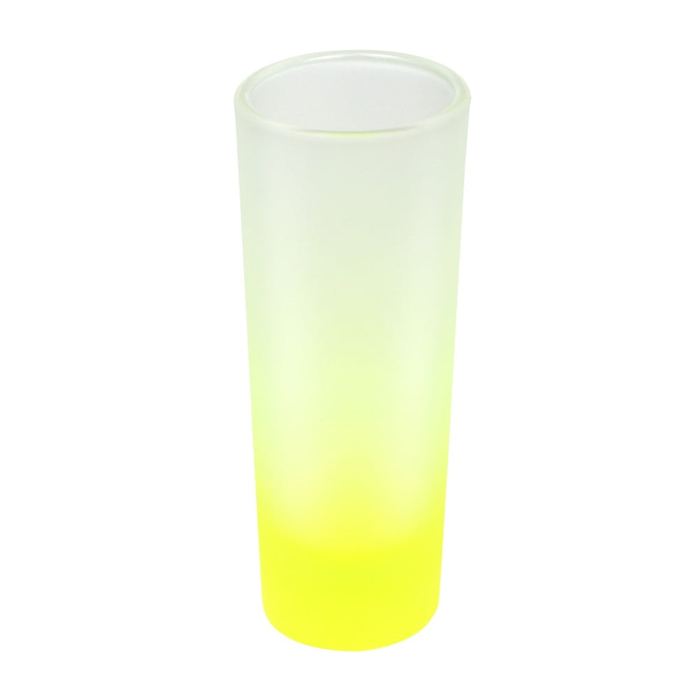 【のキャンセ】 144 pcs Sublimation Blank Shot Glass 3oz Frosted Colored Glass