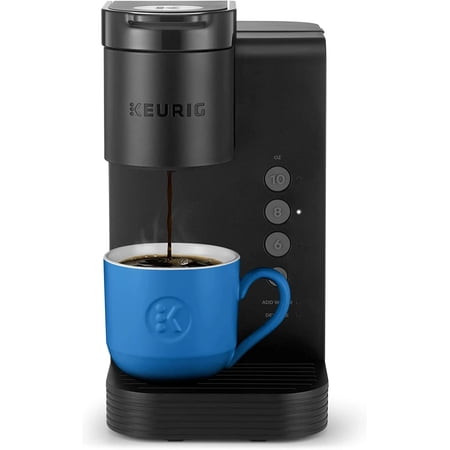 Express Essentials Single Serve K-Cup Pod Coffee Maker, Black