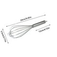 thumbnail image 3 of Dvkptbk Whisk Batteur à Lait Whisk en Acier Inoxydable à Main Outil de Cuisine pour la Cuisson Batteurs, 3 of 7