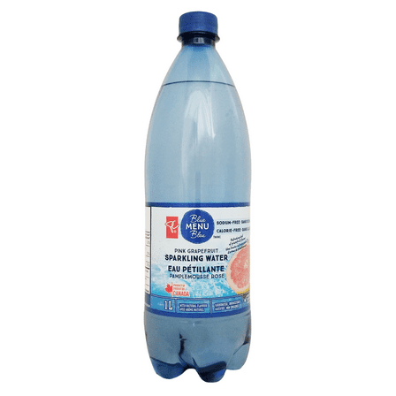 PC Blue Menu Pink Grapefruit Flavored Sparkling Water, 1L/35.2 fl oz