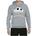 thumbnail image 2 of Wild Bobby, Soccer Dad Better Than a Regular Dad Father's Day Unisex Hoodie Sweatshirt, Heather Grey, Large, 2 of 6