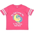thumbnail image 3 of Inktastic Gigi Loves Me to the Moon and Back Boys or Girls Toddler T-Shirt, 3 of 5
