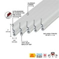 thumbnail image 3 of M-D Building Products 43304 White Aluminum and Vinyl CINCH® Self-adhesive Top and Sides Door Seal Kit, 3 of 7