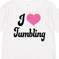 thumbnail image 4 of Inktastic I Love Tumbling Girls Long Sleeve Toddler T-Shirt, 4 of 5