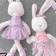 thumbnail image 3 of Kids Children's Toys For 0-24 Months Baby Soft Plush Toys Rabbit Bunny Sleeping Mate Stuffed & Plush Animals Toys 26-27s, 3 of 5