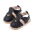 thumbnail image 2 of Gubotare Baby Sandals Soft Sole Sandals Baby Girl Dressy Summer Girls Sandals Soft Anti Slip Rubber Sole Summer Outdoor Shoes Toddler First Walkers Size 4 (Black, 4), 2 of 7