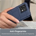 thumbnail image 5 of for Motorola Edge 40 Neo Case for Man, Heavy Duty Protection Shockproof Slim Phone Case Support Wireless Charging Cover for Motorola Edge 40 Neo HD Blue, 5 of 16