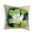 thumbnail image 2 of Betsy Drake KS496 12 x 12 in. Water Lily on Rice Small No-Cord Pillow, 2 of 2