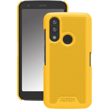 Wireless PROTECH Case Compatible with CAT S62 and CAT S62 PRO Phones Protective Hard Shell Case (Yellow)
