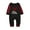 Black-Baby, variant on Odeerbi Christmas Pajamas for Family Holiday Plaid Long Sleeve Family Christmas Pajamas Matching Sets Infant Merry Christmas Print Parent-child Suit Two-Piece Sleepwear Xmas PJs Set Black