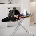 thumbnail image 2 of HELLHERO Colorful Mushrooms Iron Board Cover Washable Protection Covers Hook and Loop Ironing Board Protector Cover for Table Top(Not Heat Resistant), 2 of 5