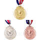 thumbnail image 1 of Medalla Ganador 2 Pulgadas Con Cinta para El Cuello Redonda Fiestas Competiciones (oro), 1 of 6