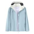 thumbnail image 2 of Roncen Womens Waterproof Rain jacket Lightweight Active Outdoor Raincoat, 2 of 8