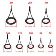 thumbnail image 3 of 75PCS 8 Size Fishing Rod Guide Tip Top Ring Circle Pole Repair Kit Set Fishing, 3 of 7