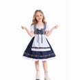 thumbnail image 4 of Girls Oktoberfest Dirndl Dress with Apron Bavarian Costume Traditional German Beer Festival Outfit Cute A-Line Dresses, 4 of 7