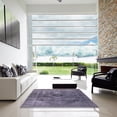 thumbnail image 7 of Ahgly Company Machine Washable Indoor Rectangle Industrial Modern Grape Purple Area Rugs, 3' x 5', 7 of 7