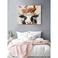 thumbnail image 3 of Rooster Cow Pig Canvas Print Wall Art Countryside Framed Canvas Art Wall Decor Farmhosue Pictures Painting Morden Artwork for Living Room Bedroom, Ready to Hang - 20"x24", 3 of 6